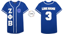 Load image into Gallery viewer, Custom Zeta Phi Beta Baseball Jersey