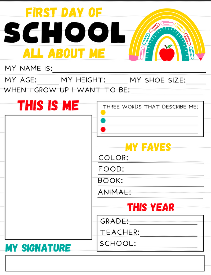 First Day of School Interview