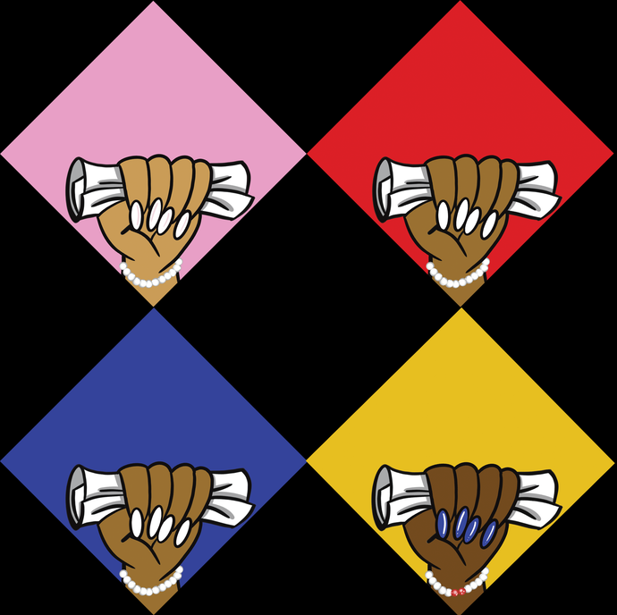 Sorority Graduation Topper